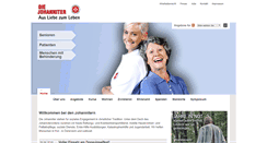 Desktop Screenshot of johanniter.at
